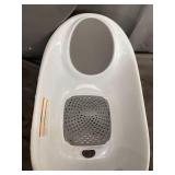 Boon Soak 3-Stage Baby Bathtub, Non-Slip Newborn to Toddler Baby Bath Seat for Sink, Gray