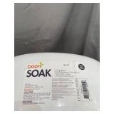 Boon Soak 3-Stage Baby Bathtub, Non-Slip Newborn to Toddler Baby Bath Seat for Sink, Gray