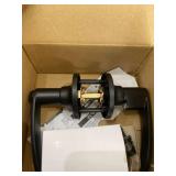 Black Door Lever for Bedroom and Bathroomï¼4 Pack, Privacy Door Knobs with Locking, Matte Black, Privacy keyless Door Handle, Left and Right Reversible Locksets.