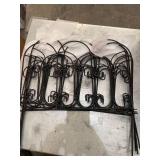 MTB Decorative Garden Border Fence Panel 18 in x 18 in, Pack of 5, Totally 7.5 ft, Decorative Wire Fencing Garden Border Edging Garden Fence Animal Barrier