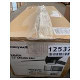 Honeywell Eamon 52" Modern Espresso Bronze Remote Control Ceiling Fan with Integrated LED Light, 3 Blade