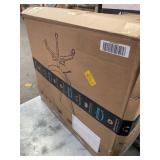 KOLLIEE Mid Back Mesh Office Chair Ergonomic Swivel Black Mesh Computer Chair Flip Up Arms with Lumbar Support Adjustable Height Task Chair