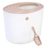IRIS Top Entry Cat Litter Box with Cat Litter Scoop