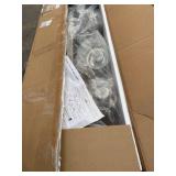 MELUCEE 5-Light Bathroom Vanity Light Brushed Nickel Finish with Clear Glass Shade, Modern Wall Mount Light Fixtures for Bedroom Powder Room Hallway