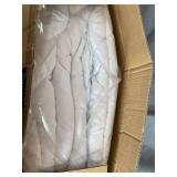 Minoroty Extra Thick Mattress Topper Queen Size, Down Alternative Fill Plush Mattress Pad Cover Topper, Cooling Pillow Top with 8-21Inch Deep Pocket, White