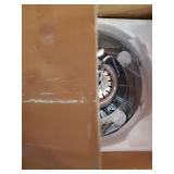 BAYSQUIRREL Retractable Crystal Ceiling Fan with Light and Bluetooth Speaker, Silent Bluetooth Ceiling Fan with Remote Control 7 Changing Color 36W (42 inch