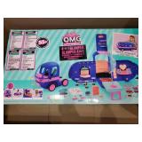 LOL Surprise 4-in-1 Glamper Fashion Camper with 55+ Surprises Fully-Furnished with Light Up Pool, Water Slide, Bunk Beds, Cafe, Bathroom, Closet, Vanity, BBQ Grill, and DJ Booth - Gift for Ages 6+ `