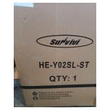 22 Quart Electric Turkey Roaster Oven with Glass Lid, Large Electric Turkey Roaster Oven with Removable Pan, Turkey Roaster with Roasting Pan, Self-Basting Lid, Cool-Touch Handles(Silver)