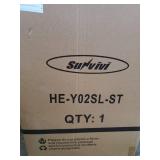 22 Quart Electric Turkey Roaster Oven with Glass Lid, Large Electric Turkey Roaster Oven with Removable Pan, Turkey Roaster with Roasting Pan, Self-Basting Lid, Cool-Touch Handles(Silver)