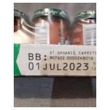 (10) Beech-Nut Organics Stage 1, Carrots Baby Food, 4 oz Jar