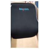 IWACOOL COZY HOME BLACK 2-, PIECES MEMORY FOAM BACK/BUT SEAT CUSHION