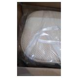 6-PACK MEMORY FOAM HONEYCOMB CHAIR SET PADS SAND COLOR (X002D5OMGD)