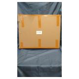 BLUE COW PICTURE WALL ART CANVAS FRAMED READY TO HANG 27"Ã22"" ( X002OH31R7)