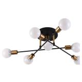 EFINEHOME MODERN CEILING LIGHT FIXTURE BLACK 7- LIGHTS ( X002F2AJJR)