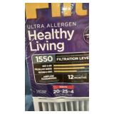 3M Filtrete Ultra Allergen Reduction Filter Slim Fit 20x25x4 2-Pack