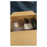 TOPFUN UNDERWATER WORLD 3 GALLON BLACK GLASS AQUARIUM