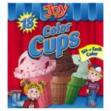 Joy Cone Color Cup Cone, 18-Count (Pack of 8)