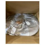 EcoNour 2-Piece Foldable Spring RV Windshield Sunshade | Reflective 240T Nylon Keeps Your RV Cool | Front RVs, Trucks, Motorhomes, Large Bus | Large Side Window | XXL (Each 41.5" x 50")