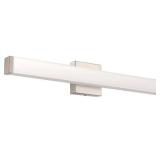 YHTlaeh Bathroom Vanity Light Brushed Nickel Square Led 24 inch 14W Daylight 4000K Wall Bar Lighting Fixtures Over Mirror (Dimmable)