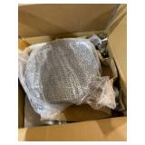 Karrie Swivel Stool Chair Adjustable Height,Heavy Duty Hydraulic Rolling Metal Stool for Kitchen,Salon,Bar,Office,Massage (Black)