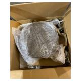 Karrie Swivel Stool Chair Adjustable Height,Heavy Duty Hydraulic Rolling Metal Stool for Kitchen,Salon,Bar,Office,Massage (Black)