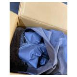 ALPHA CAMP Plush Moon Saucer Chair with Carry Bag - Supports 350 LBS, Gray