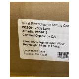 Great River Organic Milling Organic Specialty Spelt Flour, 25-pounds (Pack of1)