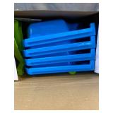 TEMI 4-in-1 Sand Water Table, 32PCS Sandbox Table with Beach Sand Water Toy, Kids Activity Sensory Play Table Summer Outdoor Toys for Toddler Boys Girls