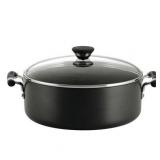 Circulon 7.5 Quart Acclaim Hard-Anodized Nonstick Wide Stockpot, Black