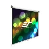 Elite Screens - Manual B Series 100" Pull-Down Projector Screen - White