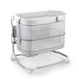 Ingenuity Dream & Grow Bedside Bassinet 2-Mode Crib 0-12 Months, Adjustable Height - Dalton (Grey)