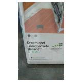 Ingenuity Dream & Grow Bedside Bassinet 2-Mode Crib 0-12 Months, Adjustable Height - Dalton (Grey)