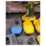 Lot of Dewalt Batteries and Drill