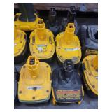 Lot of Dewalt Batteries and Drill