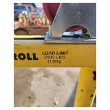 Sumner 780365 ST-601 Hi Adjust-A-Roll with Steel Wheels, 31" Length, 25" Width, 31" Height, 2000 lb. Capacity