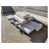 Palette of Limestone - Window Sills from 1952 Building