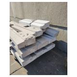 Palette of Limestone-Window Sills from 1952 Building