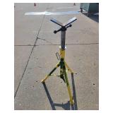 Sumner 780379 ST-805 Heavy Duty Hi Jack, Stainless Steel Vee Head, 28" to 49" Adjustable Height, 2500 lb. Capacity