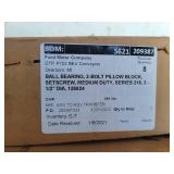 Lot of 8 Ball Bearing 2 Bolt Set Screw Medium Duty