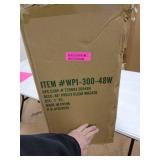 48-inch Wintry Pine Wreath with Clear Lights - 48 inches diameter x 7 inches deep- Retail:$163.99