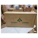 48-inch Wintry Pine Wreath with Clear Lights - 48 inches diameter x 7 inches deep- Retail:$163.99