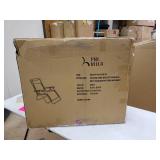 PHI VILLA Oversize XL Padded Zero Gravity Lounge Chair Wider Armrest Adjustable Recliner with Cup Holder, Support 350 LBS,- Retail:$126.49