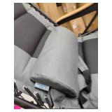 PHI VILLA Oversize XL Padded Zero Gravity Lounge Chair Wider Armrest Adjustable Recliner with Cup Holder, Support 350 LBS,- Retail:$126.49