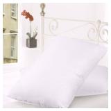 300 Thread Count Goose Feather and Down Pillow (Set of 2)