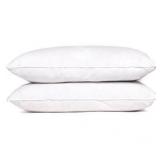300 Thread Count Goose Feather and Down Pillow (Set of 2)