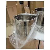 53Qt Stainless Steel Stock Pot with Steamer Basket- Retail:$109.99