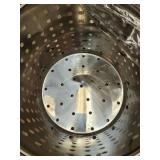 53Qt Stainless Steel Stock Pot with Steamer Basket- Retail:$109.99
