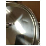 53Qt Stainless Steel Stock Pot with Steamer Basket- Retail:$109.99