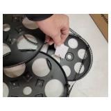 Multi Iron Vintage Wall Decor Entertainment 22 x 25 x 2