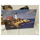 iCanvas "Coastal Lighthouse" by Zhen-Huan Lu Canvas Print- Retail:$125.99